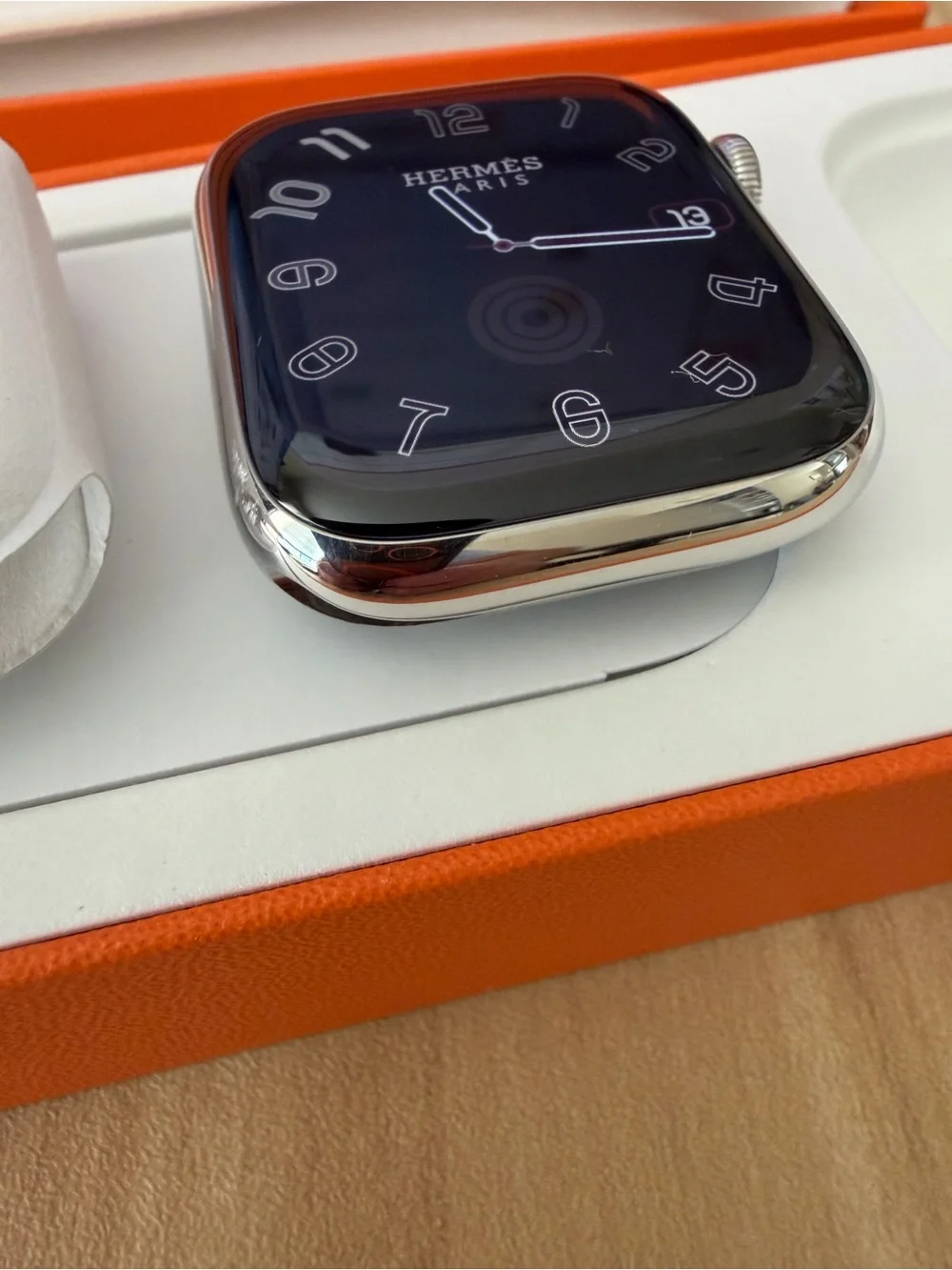 Hermès Apple Watch Series 9 45mm Stainless Steel with Hermes Sport Band
